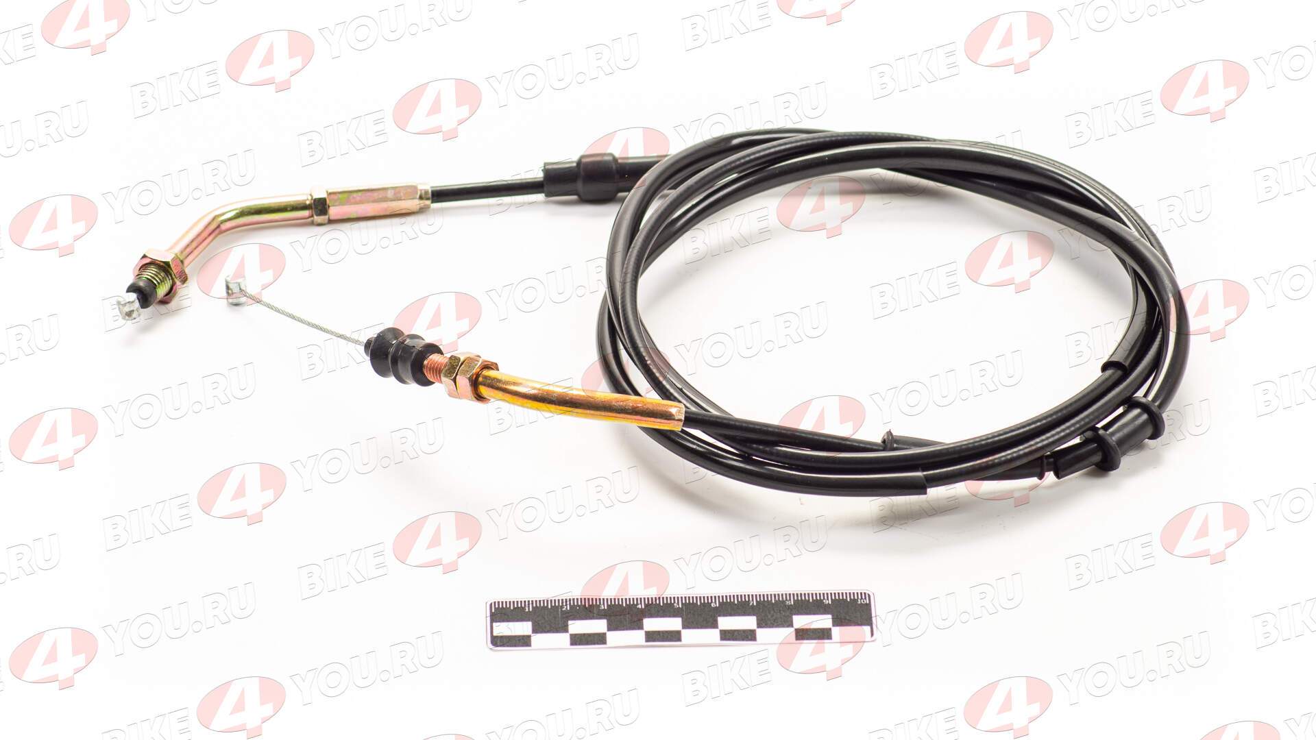 Трос газа (трубка с резьбой) 139QMB 50/80см3 Трос газа (трубка с резьбой) 139QMB 50/80см3