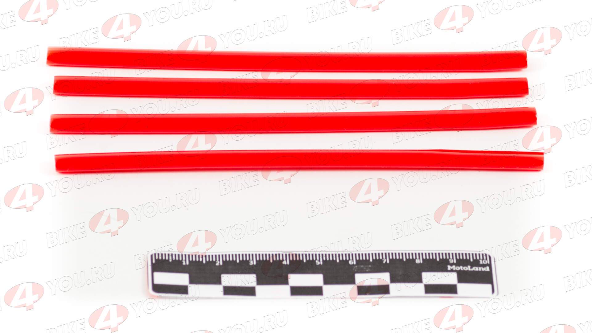 Трубки декоративные на спицы 10-21" (компл) красные Трубки декоративные на спицы 10-21" (компл) красные