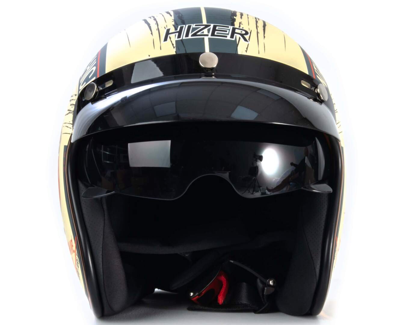 Шлем мото открытый HIZER J510 №1 (XXL) Шлем мото открытый HIZER J510 №1 (XXL)