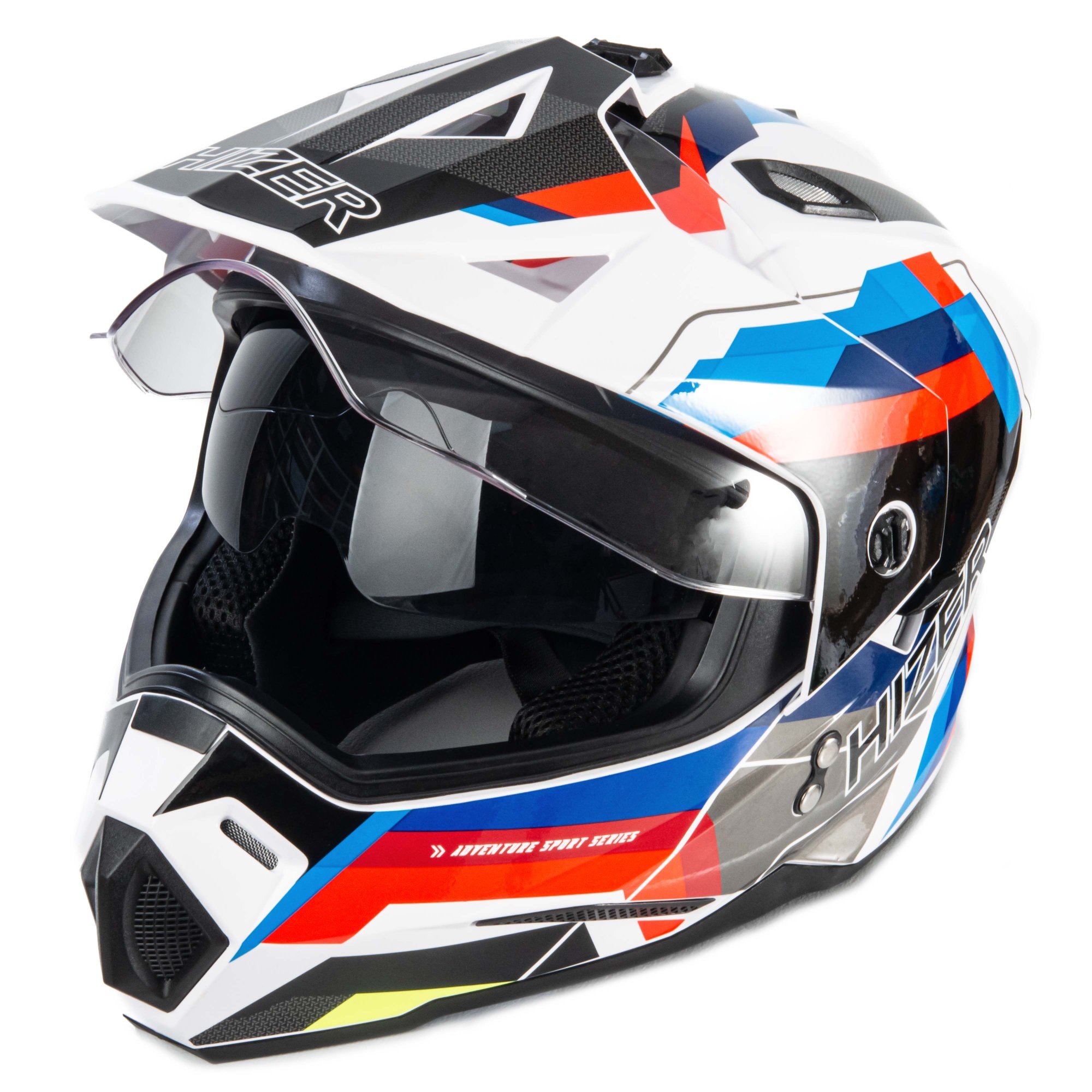 Шлем мото мотард HIZER J6802 №7 (S) ADVENTURE (2 визора) Шлем мото мотард HIZER J6802 №7 (S) ADVENTURE (2 визора)