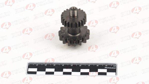 Шестерня малая двойная редуктора стартера 165FMM (CB250D-G) 169FMM (CB250)
